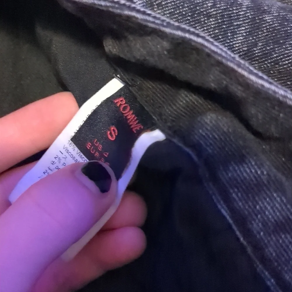 ROMWE Black Denim Jeans - Picture 2 of 3